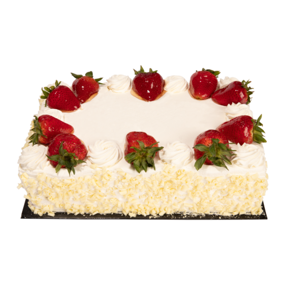 Longo’s Strawberry Shortcake with Strawberry Filling - Quarter Slab 